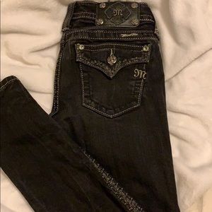 Black Miss Me Skinny Jeans